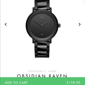 Black womans MVMT watch